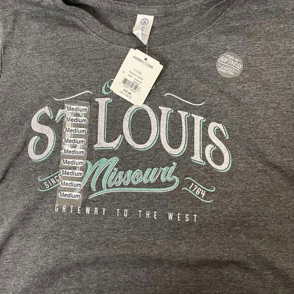 New! Hudson’s news| Souvenir Tee| Soft|Cotton|Medium|St. Louis - Picture 5 of 13